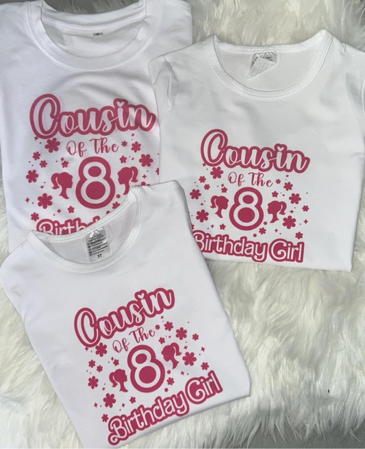 Bbarbie Girl Inspired Birthday Shirts